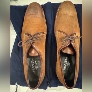 Charles Tyrwhitt Tan Suede Men's Oxfords
